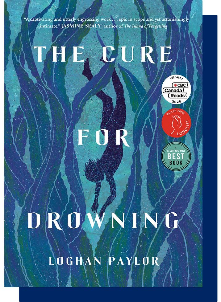 Cover of the book "The Cure for Drowning" by Loghan Paylor.