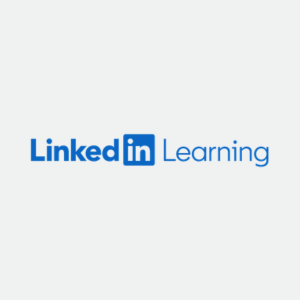 The LinkedIn Learning text logo