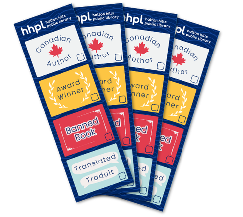 Halton Hills Public Library reading challenge logs