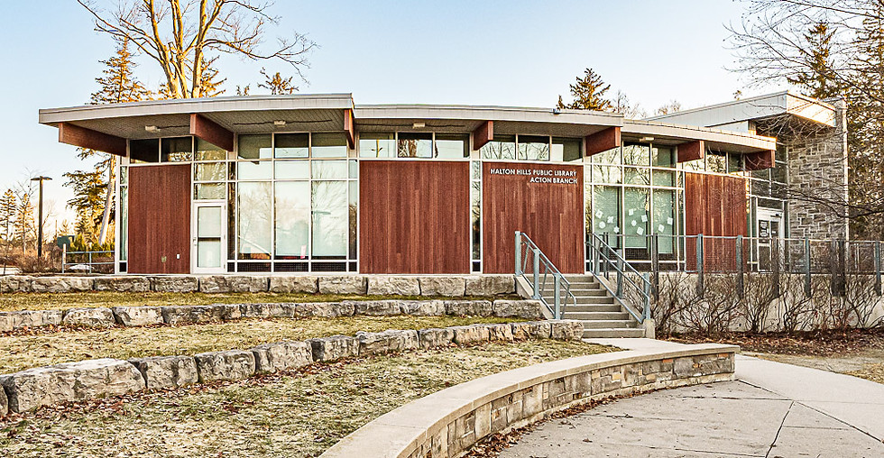 The front of the HHPL Acton Branch.