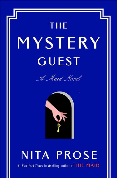A cover of the book "The Mystery Guest" by Nita Prose.