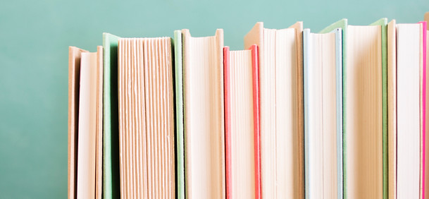 Row of books
